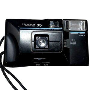 Vintage Sears Motorized 35 mm Camera Model No.198.736101 Untested